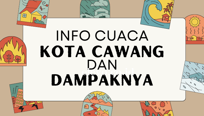 Info Terbaru Cuaca di Kota Cawang Hari Ini